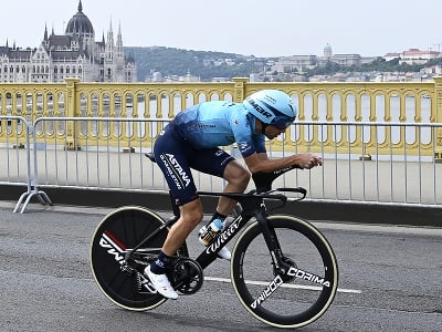 Vincenzo Nibali  na časovke Giro d'Italia
