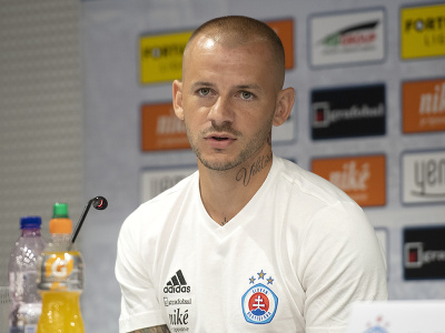 Kapitán tímu ŠK Slovan Vladimír Weiss ml.