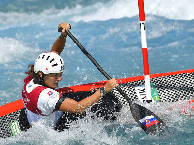 Na snímke slovenská reprezentantka vo vodnom slalome Monika Škáchová