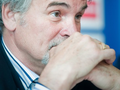 Prezident Slovenskej volejbalovej federácie (SVF) Ľubor Halanda