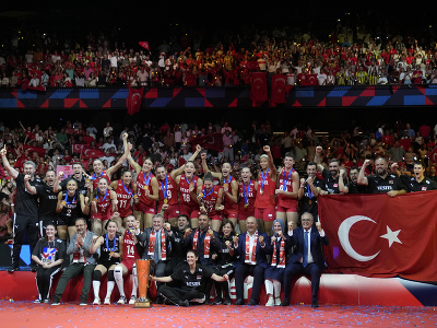Volejbalistky Turecka získali prvýkrát v histórii titul majsteriek Európy