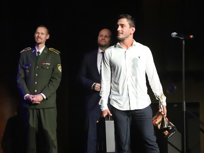 Na snímke slovenský zápasník Tajmuraz Salkazanov (vpravo)