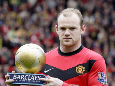 Wayne Rooney ocenený ako najlepší hráč sezóny 2009/2010