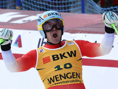 Švajčiarsky lyžiar Stefan Rogentin