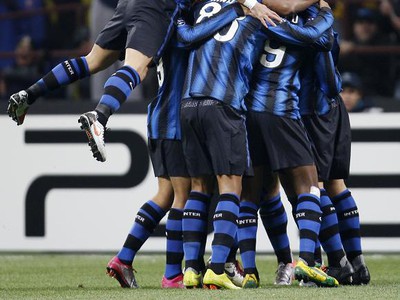 tešiaci sa futbalisti Interu Miláno