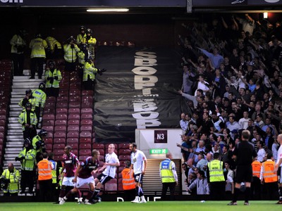 Výtržnosti fanúšikov pri zápase West Ham a Milwall, 25.8.2009