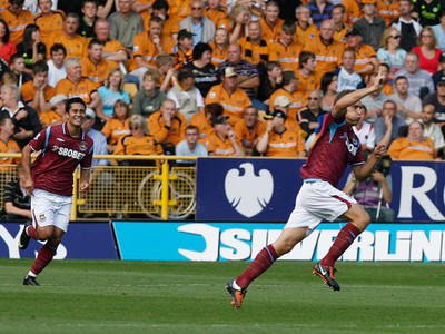 west ham united, Wolverhampton Wanderers, anglicko, futbal, 15.8.09