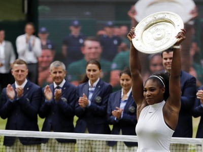 Serena Wiliams triumfovala na Wimbledone