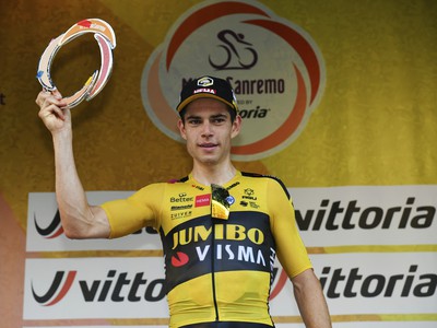 Wout Van Aert sa stal víťazom cyklistickej klasiky Miláno - San Remo