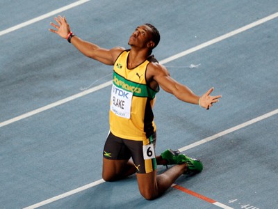 Svetový šampión v behu na 100m Yohan Blake