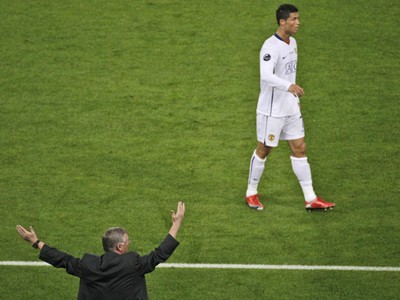 Cristiano Ronaldo,  Alex Ferguson, 02 27. mája 2009