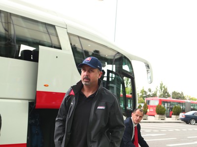 Tréner slovenských hokejistov Zdeno Cíger pred odletom na majstrovstvá sveta do Petrohradu
