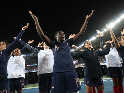 Francúzske futbalistky po úvodnom súboji s Kóreou