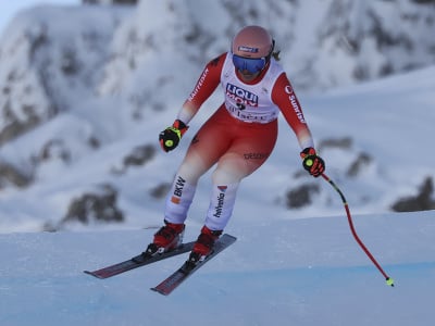 Švajčiarska lyžiarka Joana Hählenová