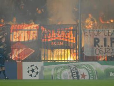 Fanúšikovia Spartaka Moskva v Žiline