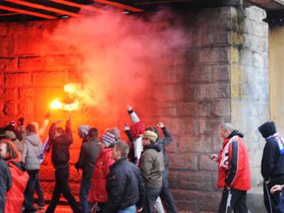 Na zápas Žiliny so Spartakom prišlo asi 500 fanúškov Trnavy