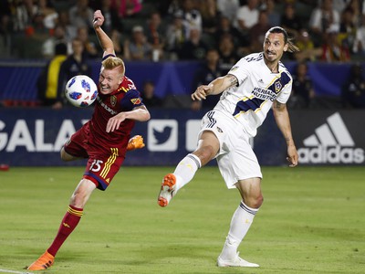 Zlatan Ibrahimovič vo farbách LA Galaxy