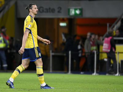 Zlatan Ibrahimovič v drese Švédska
