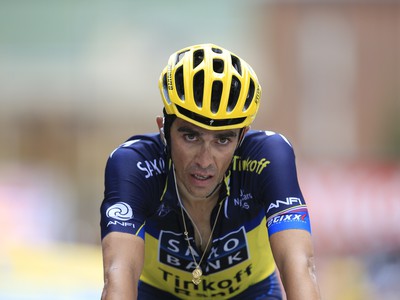 Zničený Španiel Alberto Contador
