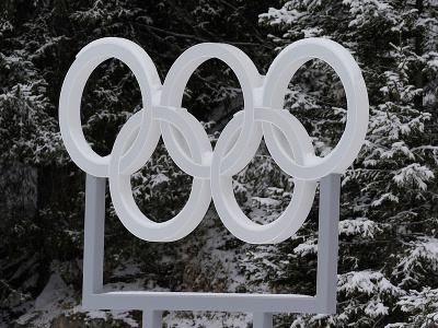 Olympijské kruhy na ZOH