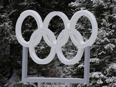 Olympijské kruhy na ZOH