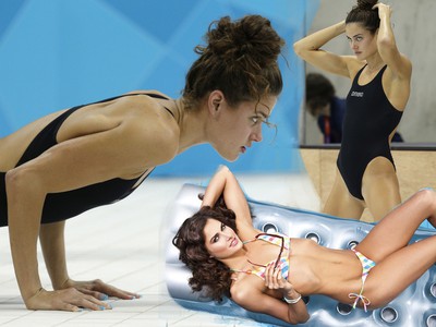 Zsuzsanna Jakabosová z Maďarska patrí k najatraktívnejším športovkyňám v plaveckom bazéne