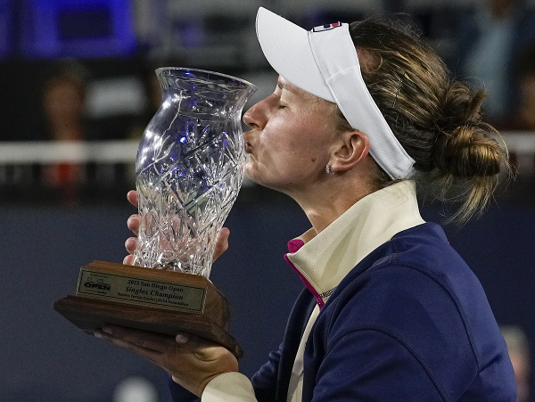 Barbora Krejčíková - víťazka turnaja WTA 500 v San Diegu