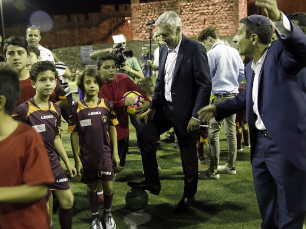 Carlo Ancelotti trénoval deti v Jeruzaleme