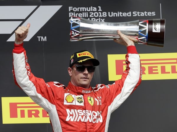 Kimi Räikkönen zvíťazil na Veľkej cene USA