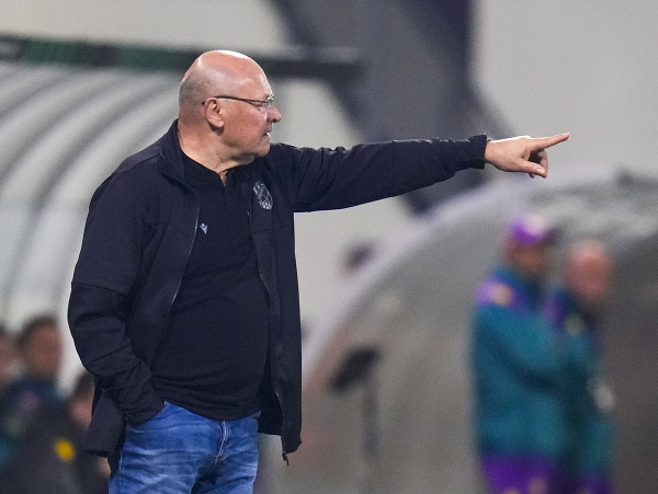 Tréner Plzne Miroslav Koubek