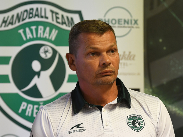 Na snímke hlavný tréner Prešova Radoslav Antl 