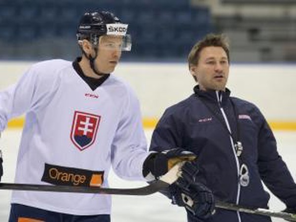 Ladislav Nagy (vľavo) a asistent trénera Vladimír Országh