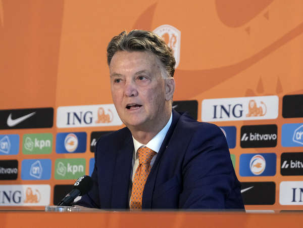 Tréner holandskej futbalovej reprezentácie Louis van Gaal