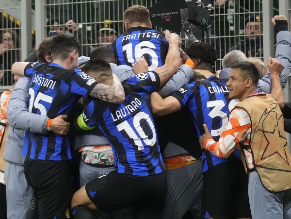 Jasajúci hráči Interu Miláno