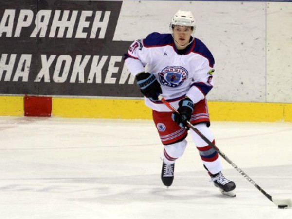 Hokejista CHK Junosť-Minsk Ivan Drozdov