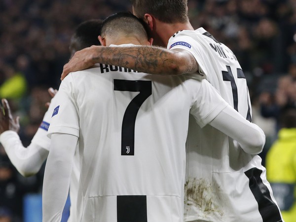 Radosť hráčov Juventusu