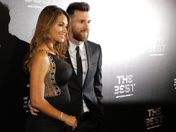 Lionel Messi a jeho manželka Antonella