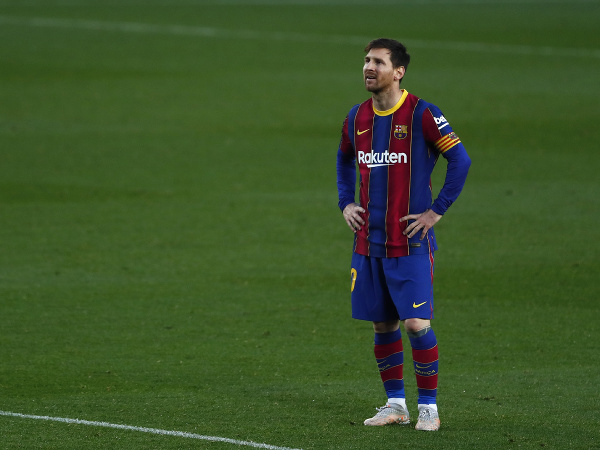 Frustrovaný Lionel Messi