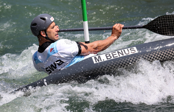 Na snímke slovenský reprezentant vo vodnom slalome Matej Beňuš