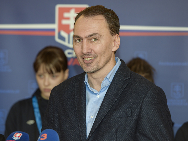 Na snímke prezident Slovenského zväzu ľadového hokeja (SZĽH) Miroslav Šatan 