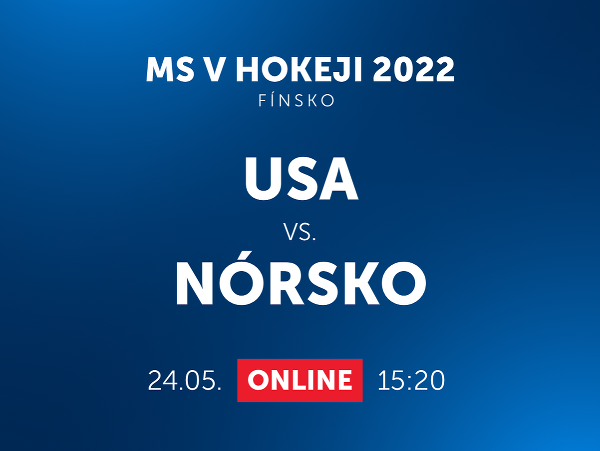 MS v hokeji 2022: USA - Nórsko