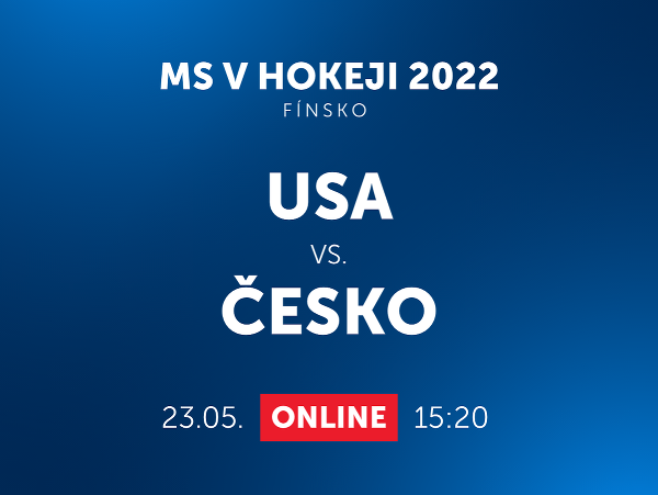 MS v hokeji 2022: USA - Česko