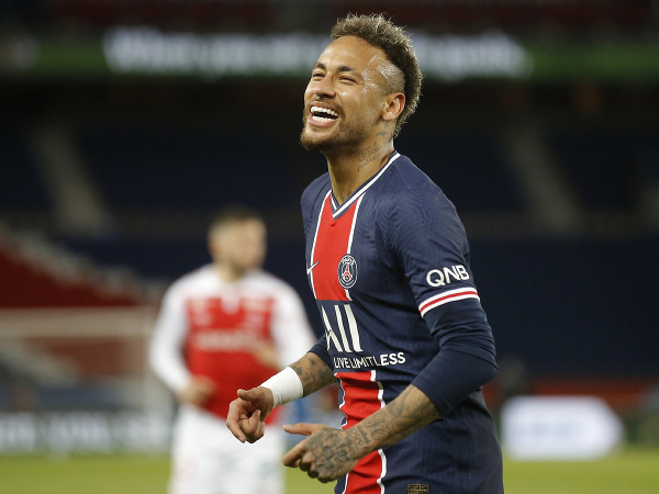 Neymar oslavuje gól