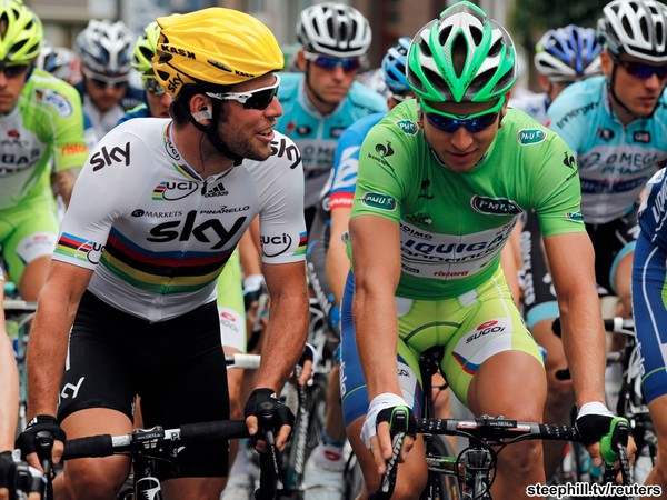 Mark Cavendish a Peter