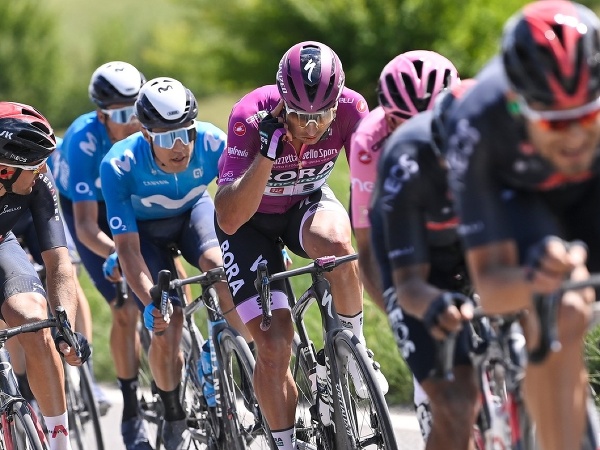 Peter Sagan počas etapy na Giro d'Italia