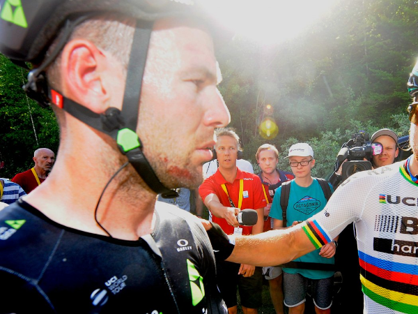 Mark Cavendish a Peter Sagan