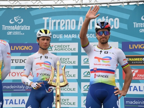 Peter Sagan pred štartom záverečnej etapy Tirreno-Adriatico