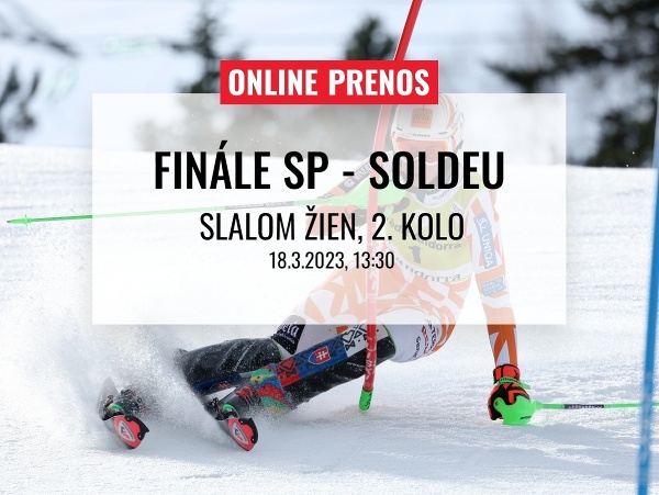 Slovenská lyžiarka Petra Vlhová počas 1. kola slalomu v Soldeu