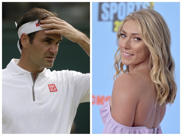 Roger Federer a Mikaela Shiffrinová