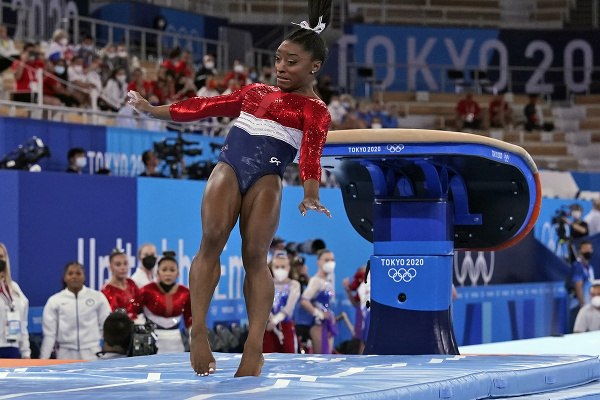Americká gymnastická hviezda Simone Bilesová